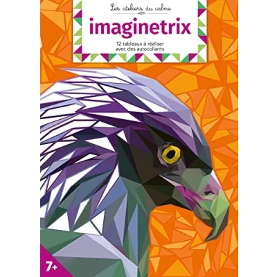 Abbildung von Imaginetrix cahier avec autocollants: 12 tableaux à réaliser des autocollants