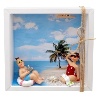 Abbildung von ZauberDeko Geldgeschenk Verpackung Strandurlaub Urlaub Meer Reise Karibik Strand Geldverpackung Geburtstag