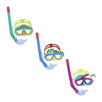 Abbildung von Bestway 24059, Kinder, Halbe Gesichtsmaske, Polycarbonat, Gemischte Farben, 3 Jahr(e), EN 16805/ASTM F963/EN1972