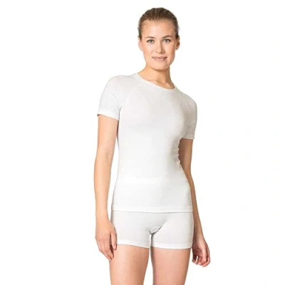 Abbildung von ODLO CREW NECK SS Performance Tshirt basic, Damen, Größe: 36, White