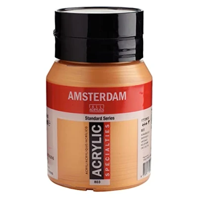 Abbildung von Amsterdam Standard Series Acrylfarbe Flasche 500 ml Goldfarbe 803 (17728032)
