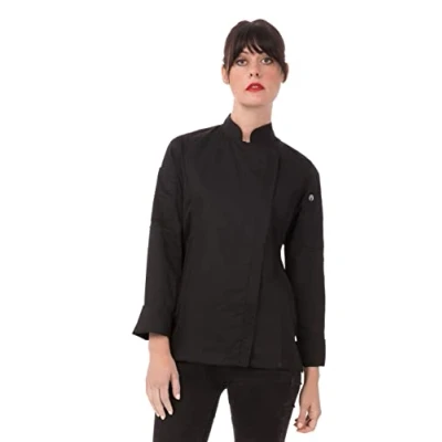 Abbildung von Chef Works Damen Bcwlz005blks Kochjacke Hartford, Schwarz, S EU