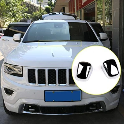 Abbildung von HIGH FLYING für Grand Cherokee WK2 2014 2020 Exterieur Wasser Düse Stylingleisten Verchromt