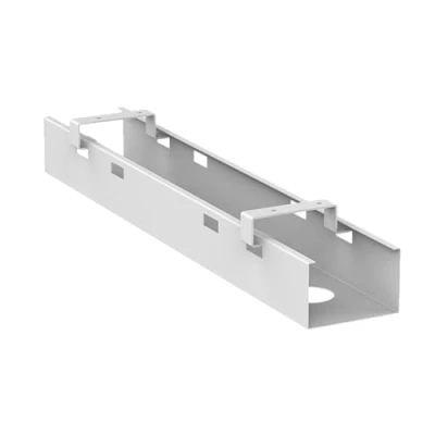 Abbildung von Kabelkanal Schreibtisch Weiß 60 cm Kabelmanagement für kabelorganisation am Arbeitsplatz Cable Management Desk Under Stabureaus®