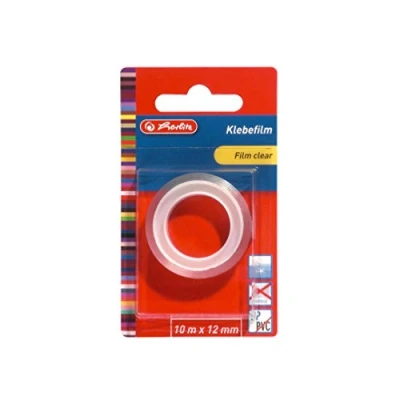 Abbildung von Herlitz 10410413 Klebefilm 10 m x 12 mm, 1 Stück, transparent