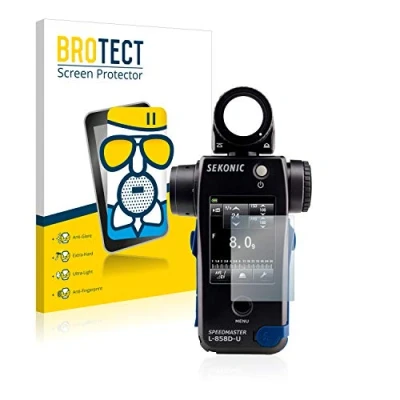 Abbildung von BROTECT Entspiegelungs Schutzglas für Sekonic L858D Schutz Folie Panzerfolie Glas Matt [Extrem Kratzfest 9H, Anti Reflex, Fingerprint]
