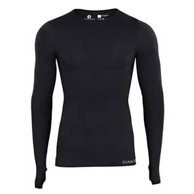 Abbildung von Baselayer Longsleeve Unterzieh Shirts Langarm Seamless WARM UP Farbe: Schwarz Grösse: S/M