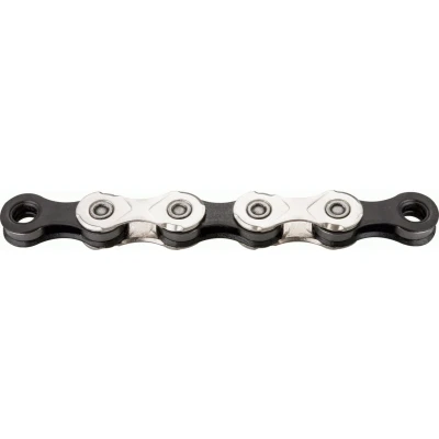 Abbildung von Kette 12 Fach KMC X12 126 Glieder Silber / Schwarz (Werkstattverpackung)