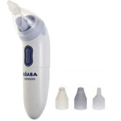Abbildung von Béaba Babynasenreiniger Tomydoo Elektrischer Baby Nasensauger Blitzschnell, einfach zu bedienen und dank der 3 Aufsätze mitwachsend Sterilisierbar, 1 Stück (1er Pack)