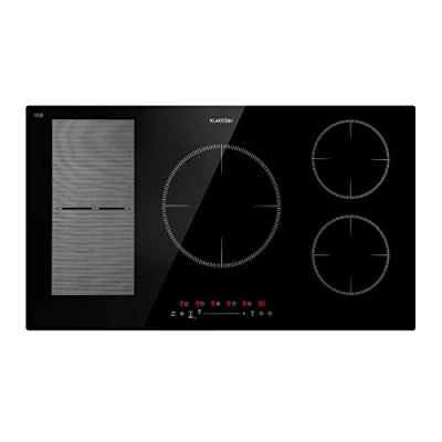 Abbildung von Klarstein Induktions Kochfeld CP4 Delicatessa90Hy Delicatessa90Hy, Einbau Induktionsherd 5 Kochfelder Platten Elektro Induktionskochfeld