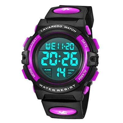 Abbildung von BEN NEVIS Digital Uhren für Kinder Jungen 50 M Wasserdicht Sports Outdoor Digitaluhr Silikon Armbanduhr mit Wecker/Stoppuhr/LED Licht/Stoßfest/Datum,Elektronische Kinderuhren Blau
