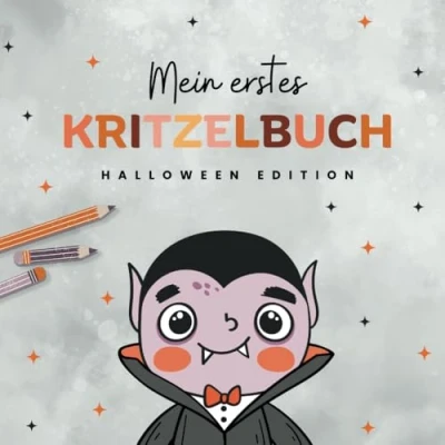 Abbildung von Kritzelbuch ab 1 Jahr Halloween Edition: Liebevoll gestaltetes Malbuch mit kindgerechten Motiven zum Kritzeln und Ausmalen Erstes Ausmalbuch für ... Geistern, Vampiren, Kürbisse &amp; Hexen
