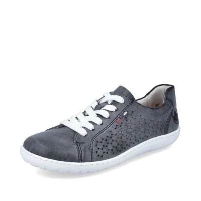 Abbildung von Rieker Damen Low Top Sneaker 52825, Frauen Halbschuhe,Freizeitschuhe,Turnschuhe,Laufschuhe,straßenschuhe,Strassenschuhe,blau (14),39 EU / 6 UK