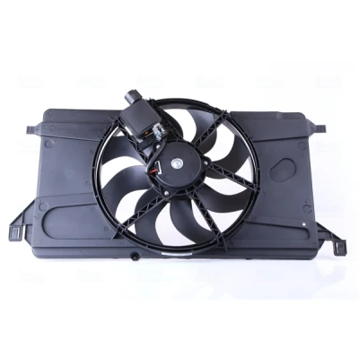 Abbildung von NISSENS 85697 Lüfter 386 12 240 mit integriertem Regler FORD: Focus 2 Schrägheck, Kombi, C Max