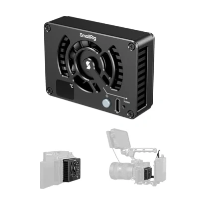 Abbildung von SMALLRIG Kamera Kühler für Sony Canon FUJIFILM, Ventilator Cooling System Snap On Kühllüfter mit TEC Kühlmodul ZV E1 A7 IV A6700 FX3, R5 R6, FUJIFILM X T4 S10 4815