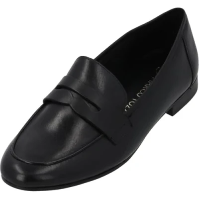 Abbildung von Marco Tozzi Slipper, Damen, Größe: 41, Schwarz Leder