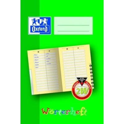 Abbildung von 10 x Oxford Wörterheft A5 28 Blatt Lineatur 2W (Lineatur 2) 90g/qm