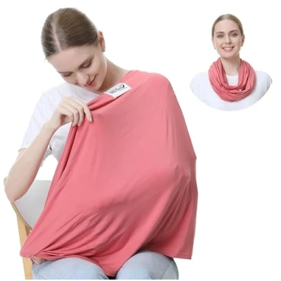 Abbildung von NeoTech Care Stilltuch/ schal Stillzubehör weicher Stoff (Rosa)