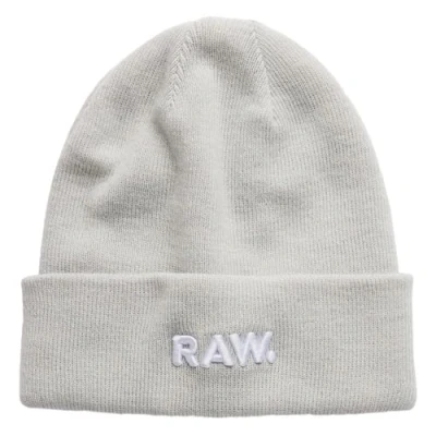 Abbildung von G Star RAW Men&#039;s Accessories Effo Long Beanie, Grau (oyster mushroom D22301 C754 D607), PC