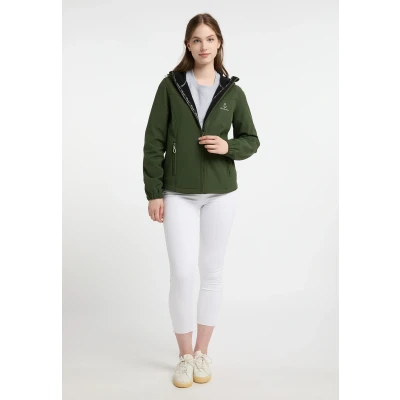 Abbildung von DREIMASTER Maritim Damen Softshelljacke M / Fir Green 94% Polyester 6% Elasthan
