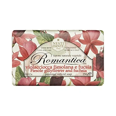 Abbildung von Nesti Dante Romantica NAT. Seife Levkoje Fuchsia Seife, Größe: 250 g, Weiß