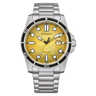 Abbildung von CITIZEN Herren Analog Quarz Uhr mit Edelstahl Armband AW1816 89X