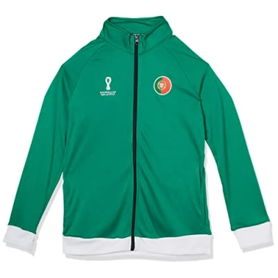 Abbildung von FIFA Jungen Official World Cup 2022 Tracksuit Jacket, Youth, Portugal, Age 8 10 Track, Red, Small, 9