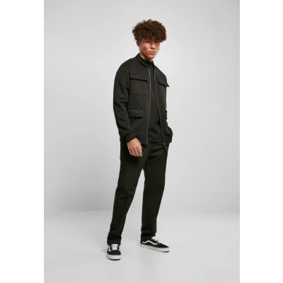 Abbildung von Urban Classics M65 Sweat Bomber Bomberjacke, Herren, Größe: 3XL, Black