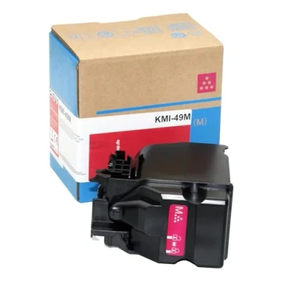 Abbildung von Kompatibel OBV Toner ersetzt Konica Minolta TNP49M A95W350 für Bizhub C3351 C3851 C3851FS cyan 12000 Seiten