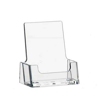 Abbildung von TAYMAR 10 Stück Visitenkartenhalter im Hochformat, transparent