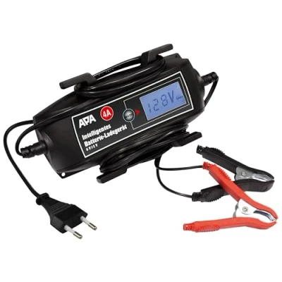 Abbildung von EUFAB Intelligentes Batterieladegerät, 6/12 V, 4 A, Autobatterie Ladegerät (Ladungserhaltung, Auffrischen, Regenerieren)
