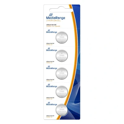 Abbildung von Mediarange Lithium Batterie Knopfzelle CR1616 3V Pack 5