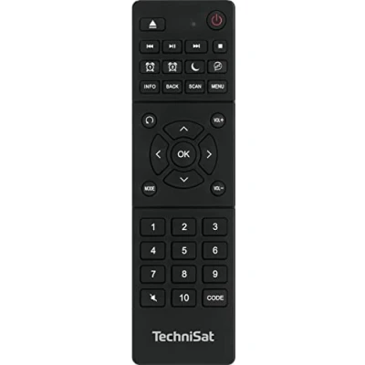 Abbildung von TechniSat TECHNICONTROL DAB+ Lernfähige Universalfernbedienung für ausgewählte Digitalradios Radio, schwarz