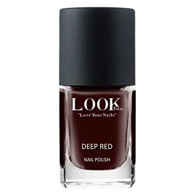 Abbildung von Look To Go veganer Nagellack DEEP RED 13 free &amp; PETA approved Made in Germany 12ml
