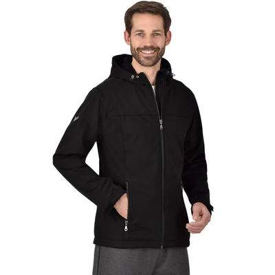 Abbildung von Trigema Herren 607904 Jacke, Schwarz (schwarz 008), Medium (Herstellergröße: M)