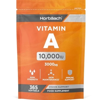 Abbildung von Horbaach Vitamin A Hochdosiert 10000 IE Kapseln