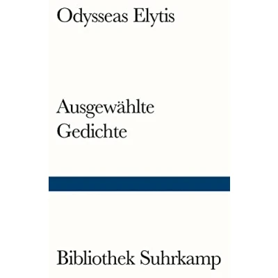 Abbildung von Ausgewählte Gedichte: Neugriechisch und deutsch (Bibliothek Suhrkamp)