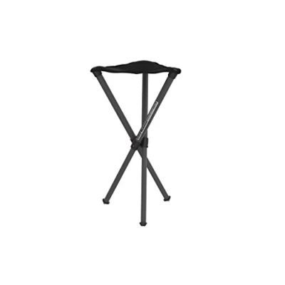 Abbildung von Walkstool Modell Basic Schwarz 3 Beiniger Klapphocker aus Aluminium Sitzhöhe 60 cm Faltbar, Belastbar mit 175 kg Hergestellt in Schweden