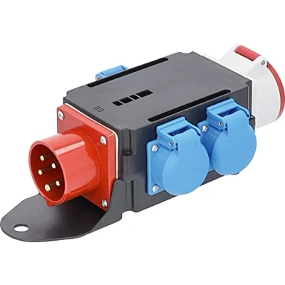 Abbildung von AS Schwabe 60520 MIXO Adapter 400V BRIGACH 16 A 1 CEE Stecker A, 5polig 400 V IP44 (60520)