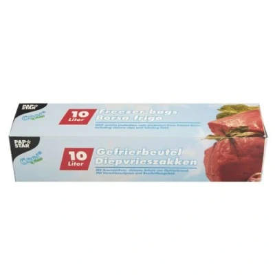 Abbildung von Starpak Gefrierbeutel 24 Gefrierbeutel, LLDPE 10 l 60cm x 40cm transparent in Faltschachtel