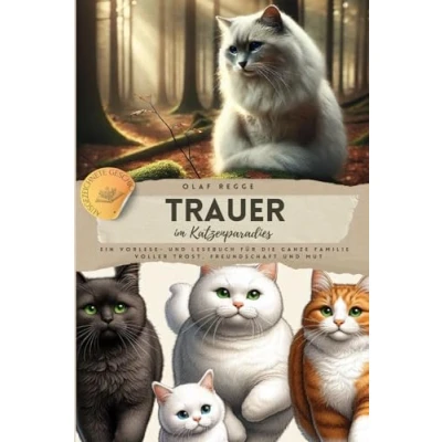 Abbildung von Trauer im Katzenparadies Herzerwärmende Geschichten über Katzen Die Abschied nehmen Trauer, Hoffnung und neue Anfänge: Ein Vorlese Lesebuch ... Paradieskatzenserie, Band 5)