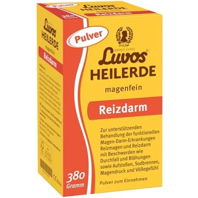 Abbildung von Luvos Heilerde magenfein Pulver Naturheilmittel gegen Reizdarm &amp; Reizmagen Bei Symptomen wie Durchfall, Blähungen, Aufstoßen, Sodbrennen, Magendruck 380 Gramm