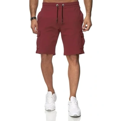 Abbildung von Reslad Sweatshorts Kurze Hose Herren Cargo Bermuda Shorts Jogginghose Sport (1 tlg) mit Taschen