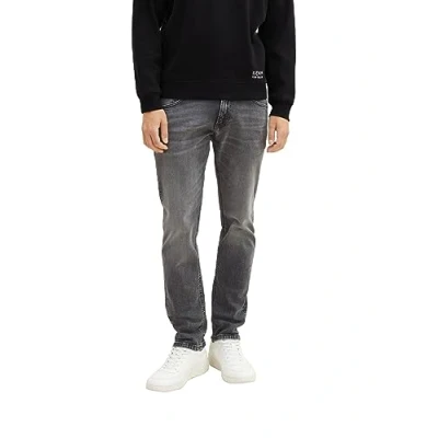 Abbildung von TOM TAILOR Denim Herren Piers Slim Jeans mit Stretch, used mid stone grey denim, 36/36