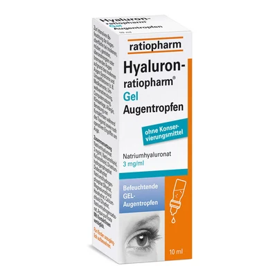Abbildung von Hyaluron ratiopharm Gel Augentropfen 10 ml
