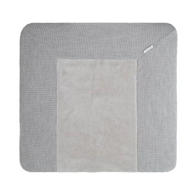 Abbildung von Baby&#039;s Only Baby Wickelauflagenbezug 75x85 cm Wickelauflage Hope Strickbezug für Wickelunterlage Bezug Jungen und Mädchen Dusty Grey
