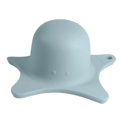 Abbildung von Kindsgut Duschhilfe, für Kinder, aus Silikon, in niedlicher Seestern Form, elegantes Design, Unterstützung beim Haare waschen, unisex, frei von BPA, Aquamarin