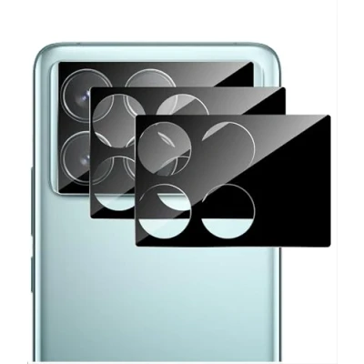 Abbildung von GIOPUEY 2 Stück [Kompletter Schutz] Kameraschutz Kompatibel mit Xiaomi Poco X6 Pro, HD Glas Schutzfolie [Anti Fingerabdruck] Camera Protector für Pro