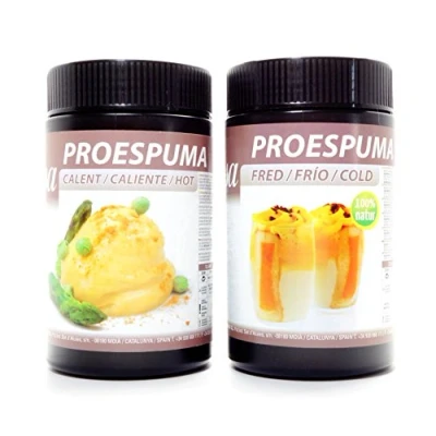 Abbildung von Sosa ProEspuma Set: 1x Pro Espuma kalt (cold für Kalte Schäume), 700g und Heiß (hot heisse Espumas) 500g