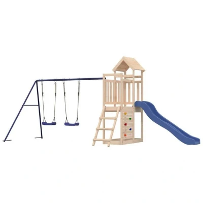 Abbildung von vidaXL Spielturm Massivholz Kiefer